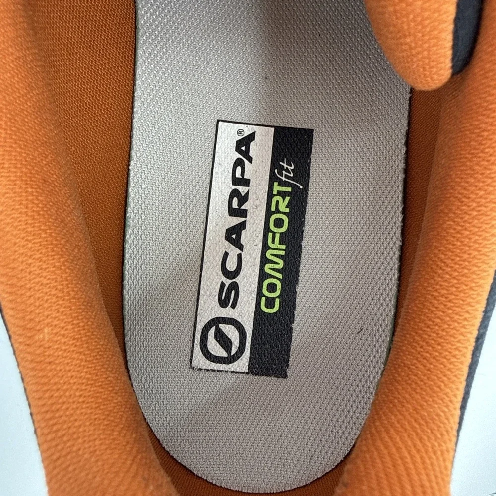 Scarpa Zen Pro Approach Shoes Men's US 14 EU 48 Gray Orange Vibram Hiking